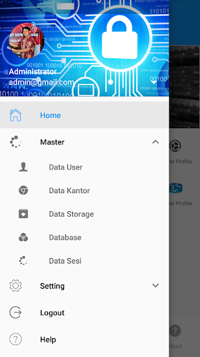 Android application SIMON : Sistem Monitoring screenshort