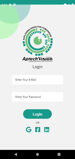 Android application Aptech Vision screenshort