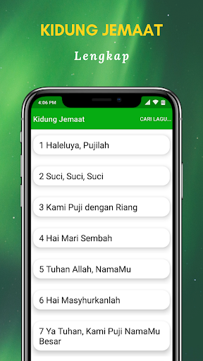Android application Kidung Jemaat (KJ) screenshort