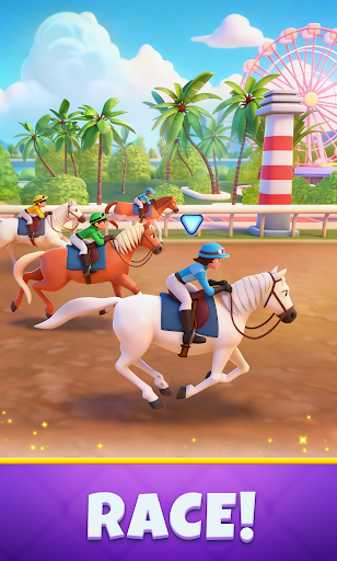 Horse Racing Solitaire screenshot 1