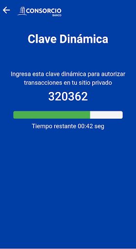 Softoken Empresas Consorcio Screen 3