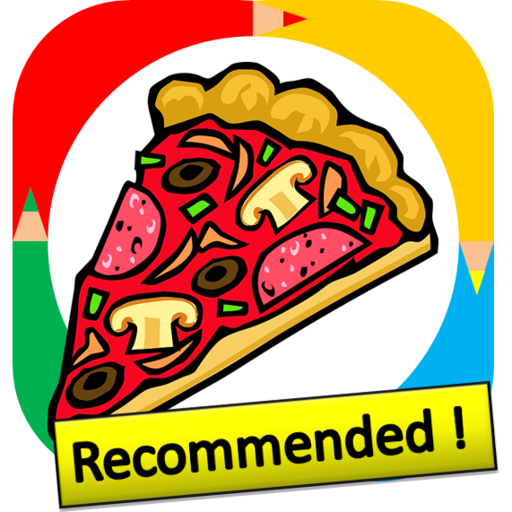 Color by Number - food logo