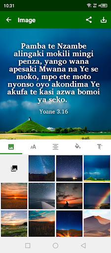 Lingala Swahili Français Screen 2