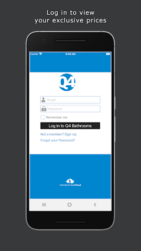 Android application Q4 Bathrooms screenshort