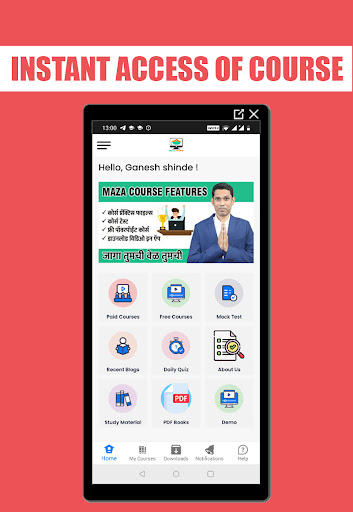 Android application Marathi Courses screenshort