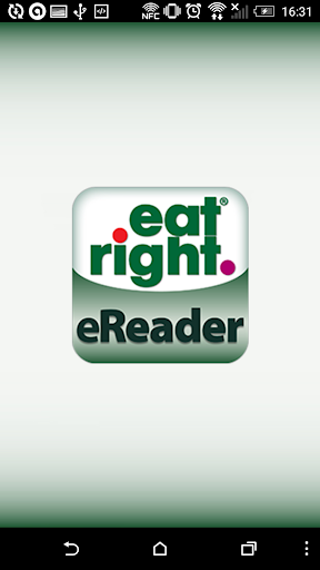 Android application eatright eReader screenshort