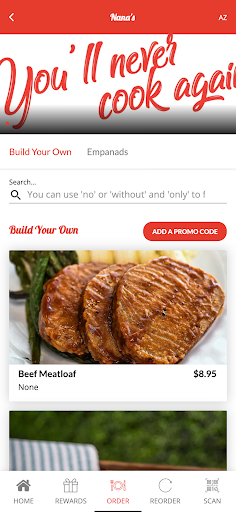 Nanas Food For You Screen 3