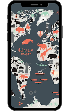 世界地図の壁紙 Androidアプリ Applion