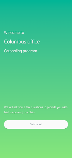 Poola - In-Company Carpooling Screen 3