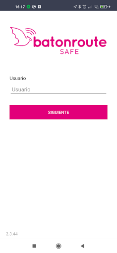 Android application BatOnRoute Safe screenshort