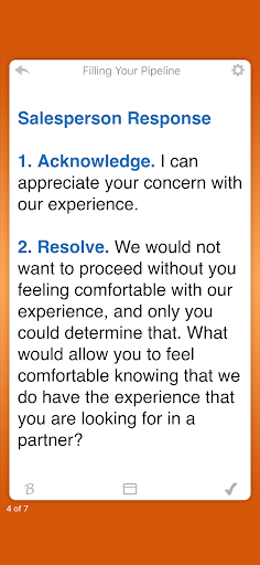 Android application FranklinCovey Sales Cards screenshort
