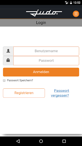 Android application JU-Control screenshort