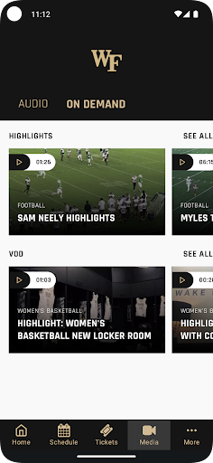 Screenshot of Wake Forest Demon Deacons