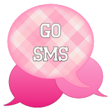 GO SMS - Pink Plaid 2 icon