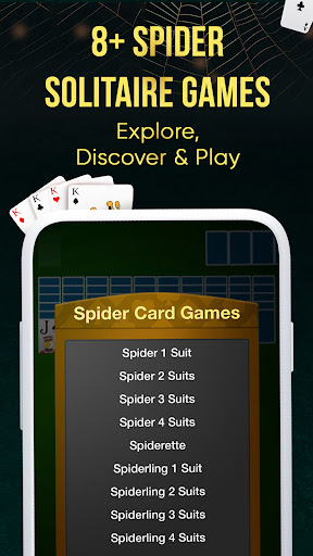 Spider Solitaire Card Games Screenshot