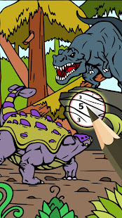 Dinosaur Color by Number - Animals Coloring Pages 2.8 screenshots 3
