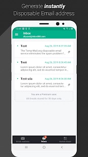 Temp Mail Screenshot