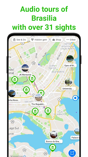 Android application Brasilia Tour Guide:SmartGuide screenshort