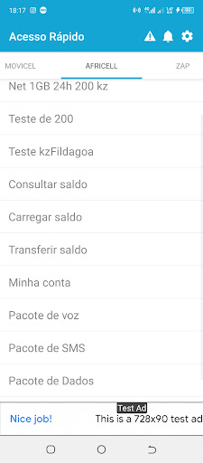 Acesso Rápido Screen 3