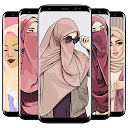 Hijab muslima Wallpapers cartoon 