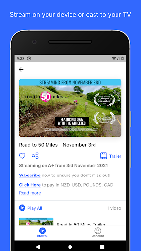 ADVENTURE+ Streaming Screen 3
