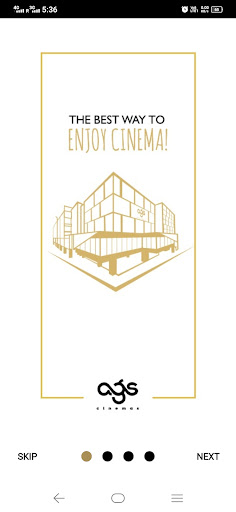 Android application AGS Cinemas Movie Tickets screenshort