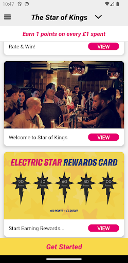 Electric Star Pubs Screen 2