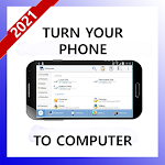 Cover Image of Herunterladen Turn your phone to computer : pc emulator 1.0 APK