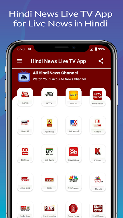Hindi News Live TV - Live News - 90.2 - (Android)
