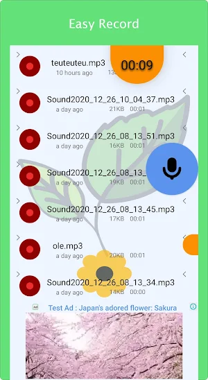 Voice Recorder(Sound Recorder) screenshot 1