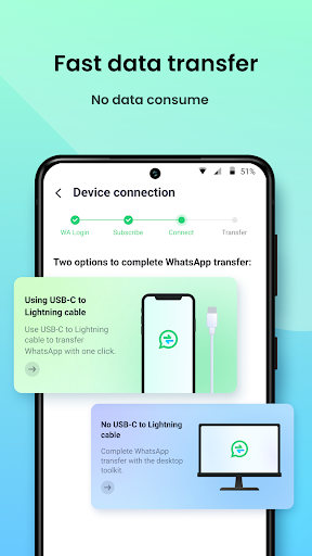 Screenshot of Mutsapper - Chat App Transfer