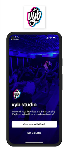 Android application vyb studio screenshort