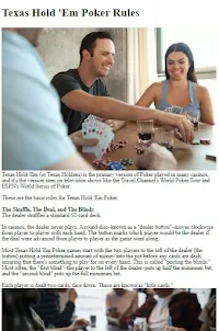 ポーカーのプレイ方法