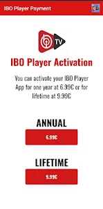 IBO Player Payment
