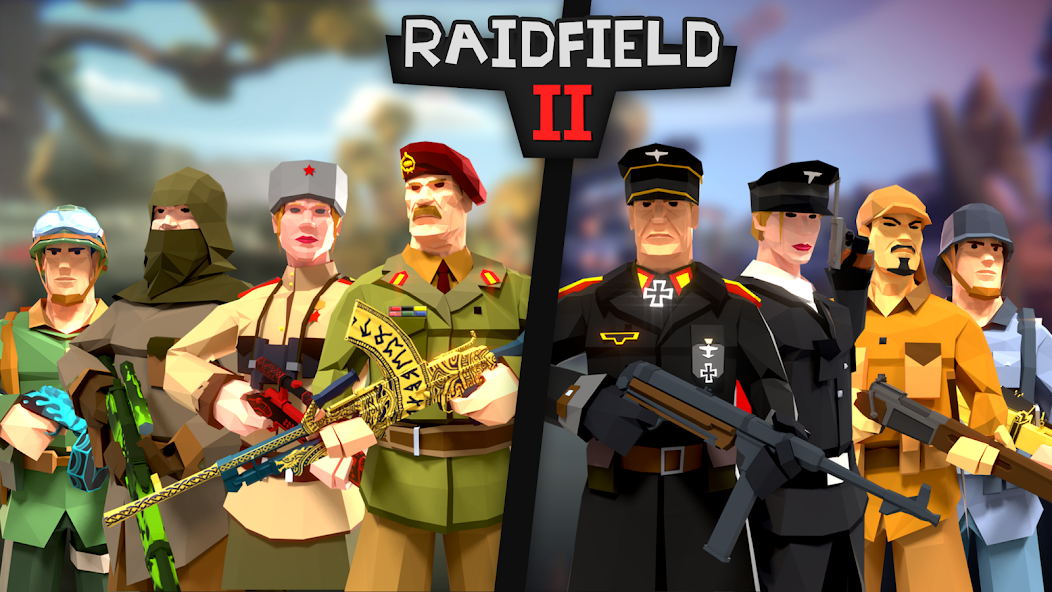 Raidfield 2 - Online WW2 Shoot 9.296 APK + Mod (Unlimited money) for Android