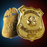 Police Badge. Simulator icon