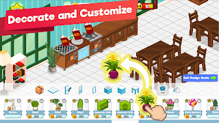 Restaurant Cafe Idle Tycoon - Screenshot 2