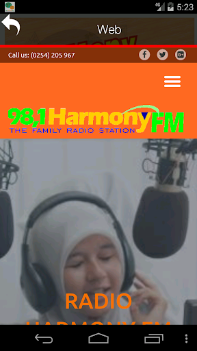 Harmony FM - Serang Screen 2