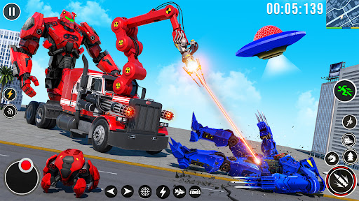 Dino Robot Attack Battle Games Screen 2