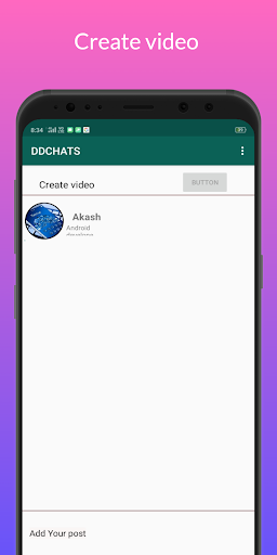 DD CHATS Screen 2