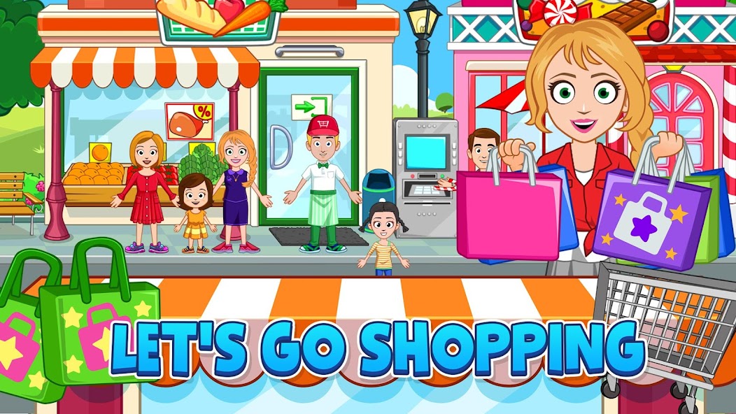 My Town: Stores Dress up game banner