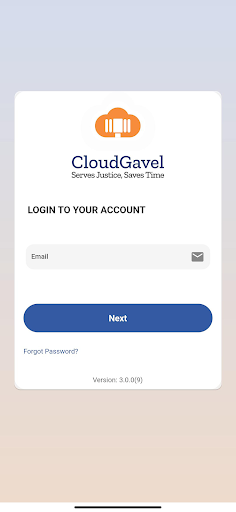 Android application CloudGavel 365 screenshort