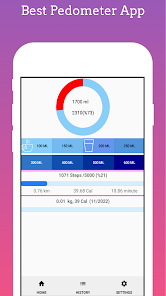 Water Reminder - Pedometer App 1.7 APK + Mod (Unlimited money) إلى عن على ذكري المظهر