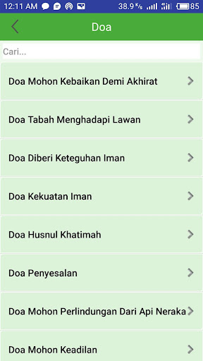 Doa-doa dari Quran dan Hadits Screen 2