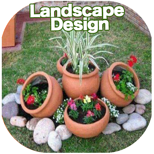 backyard landscape design app logo