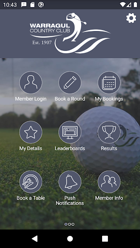Android application Warragul Country Club screenshort