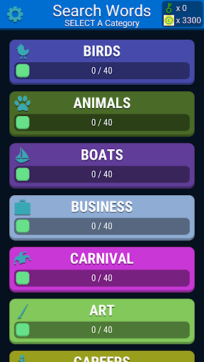 Android application Searwoy - Word Search screenshort