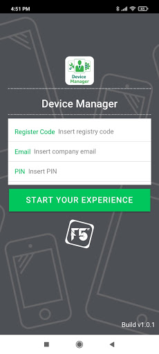 Android application Device Manager screenshort