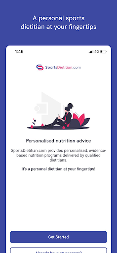Android application SportsDietitian.com screenshort