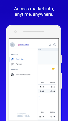 Android application Shideler Grain Co. Inc. screenshort